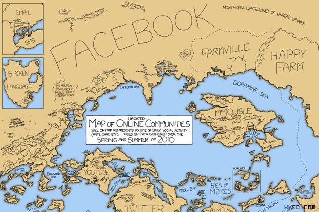 Facebook-map